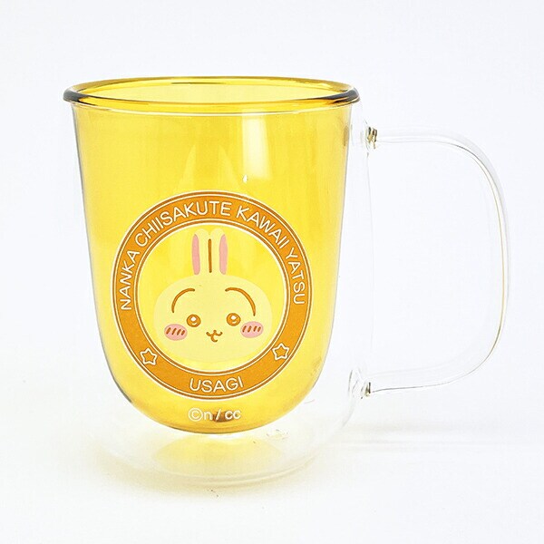 ちいかわ うさぎ ダブルウォールグラス コップ