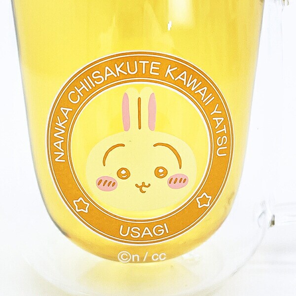 ちいかわ うさぎ ダブルウォールグラス コップ