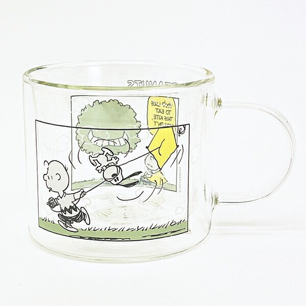 スヌーピー 凪食いの木 Wウォール耐熱マグ マグカップ SNOOPY