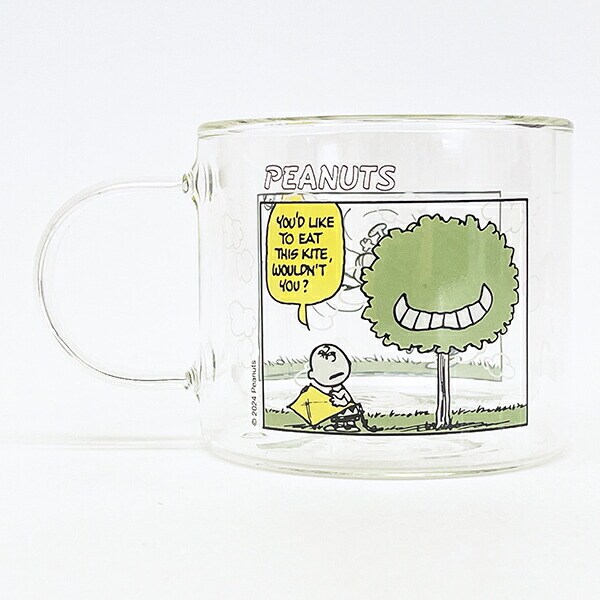 スヌーピー 凪食いの木 Wウォール耐熱マグ マグカップ SNOOPY