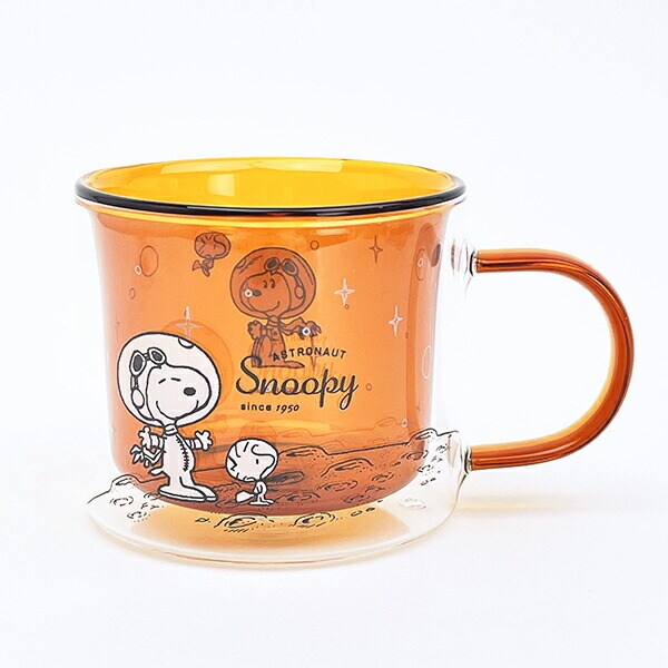スヌーピー アストロノーツ Wウォール耐熱マグ マグカップ SNOOPY