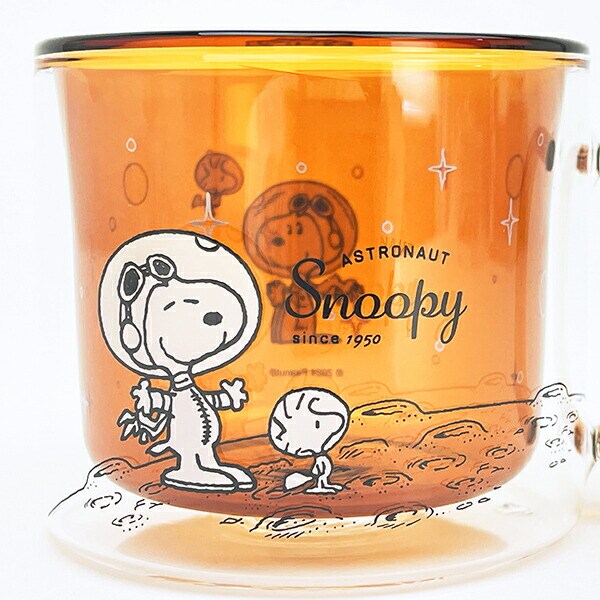 スヌーピー アストロノーツ Wウォール耐熱マグ マグカップ SNOOPY