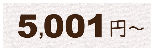 5,001円～