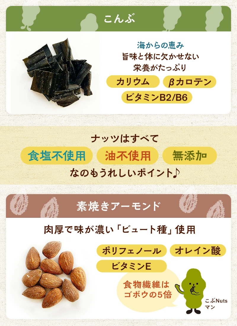 おやつ おつまみ こぶNuts