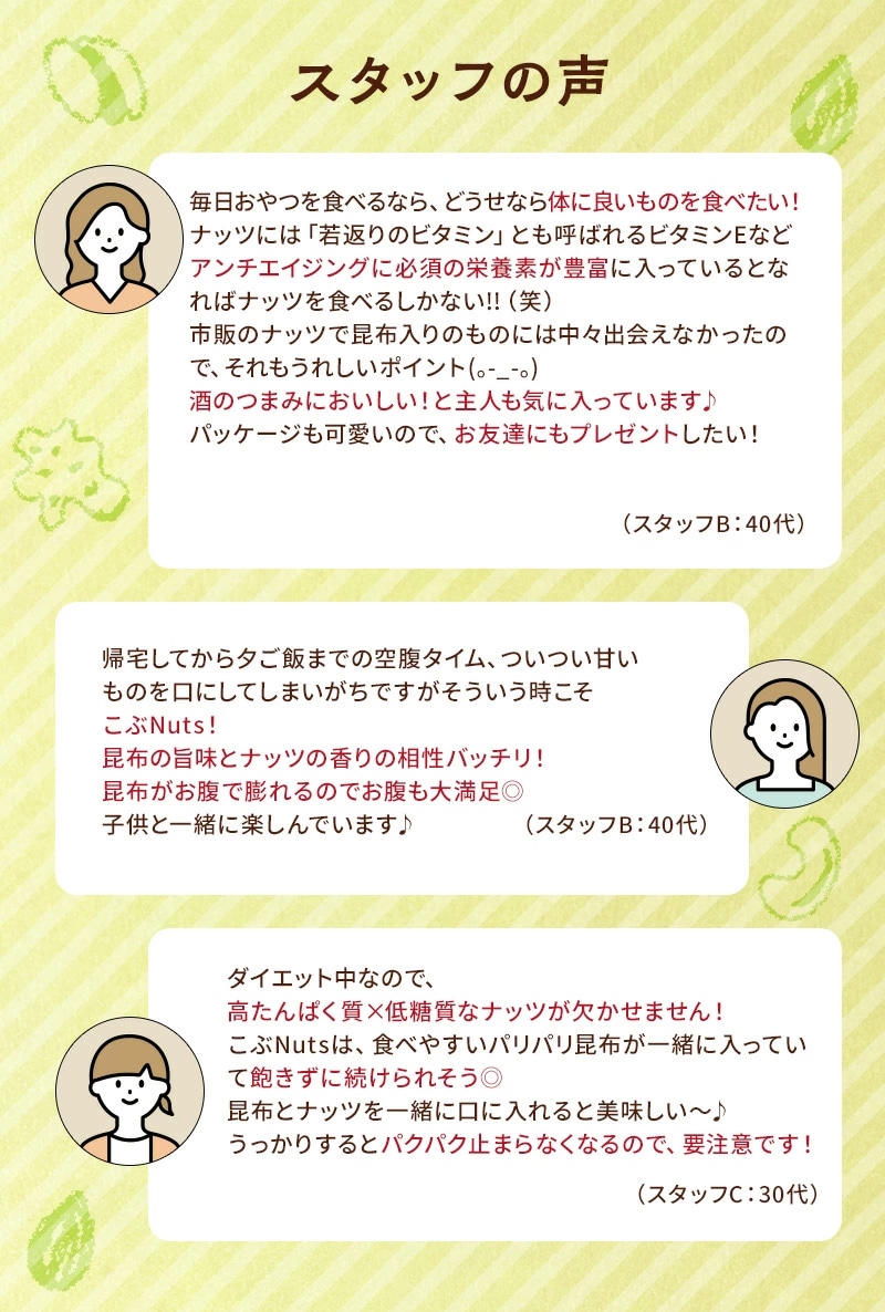 おやつ おつまみ こぶNuts