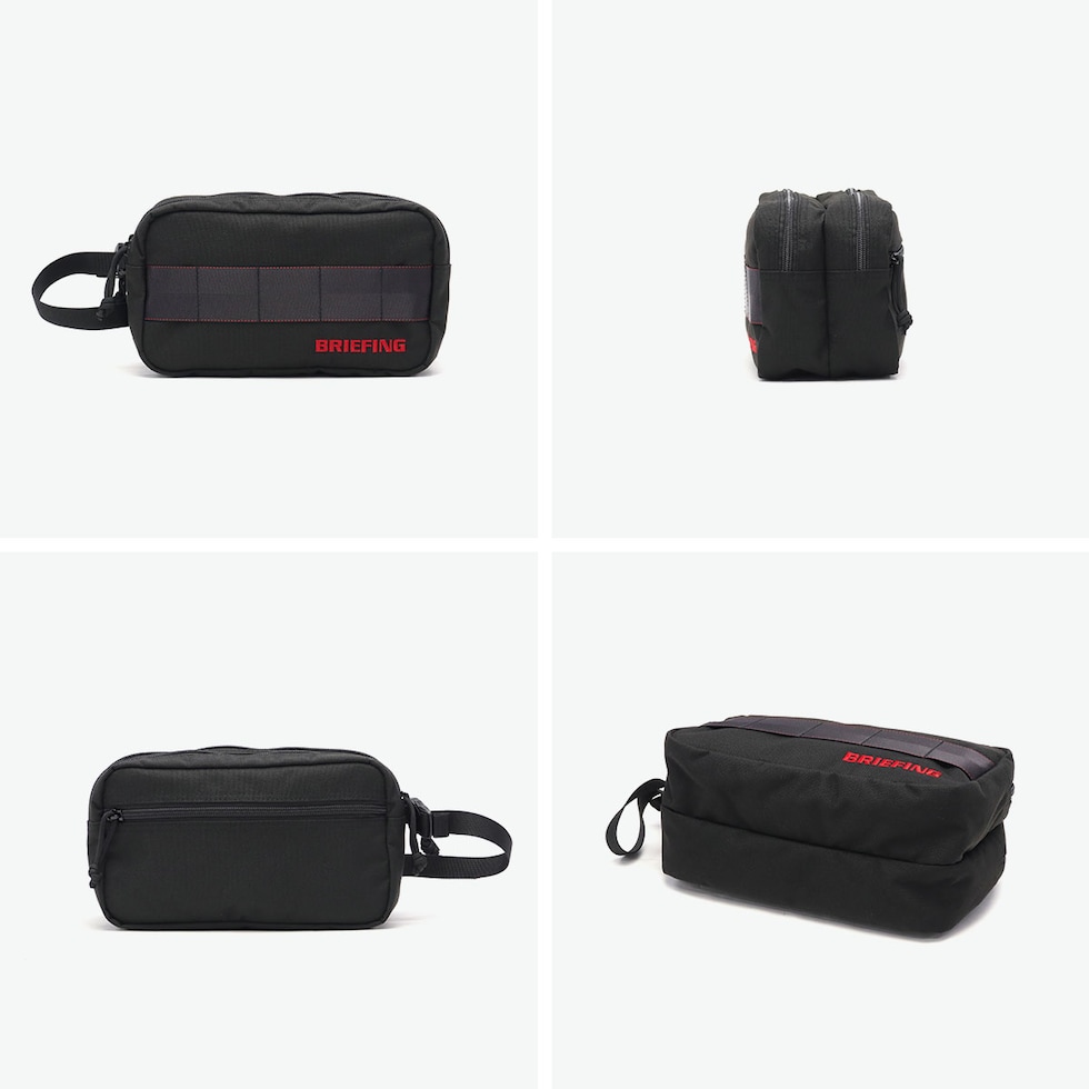 ブリーフィング BRIEFING ラウンド小物 ダブルジップポーチ GOLF dショッピング |【日本正規品】 ブリーフィング ゴルフ ポーチ
