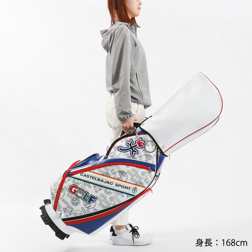 カステルバジャック スポーツ キャディバッグ メンズ レディース CASTELBAJAC SPORT ゴルフ おしゃれ キャディ バッグ カート  仕切り 5分割 9型 47インチ キャディーバッグ ゴルフ用品 ブランド CBC031 | カテゴリ：キャディバッグの販売 ... - dショッピング