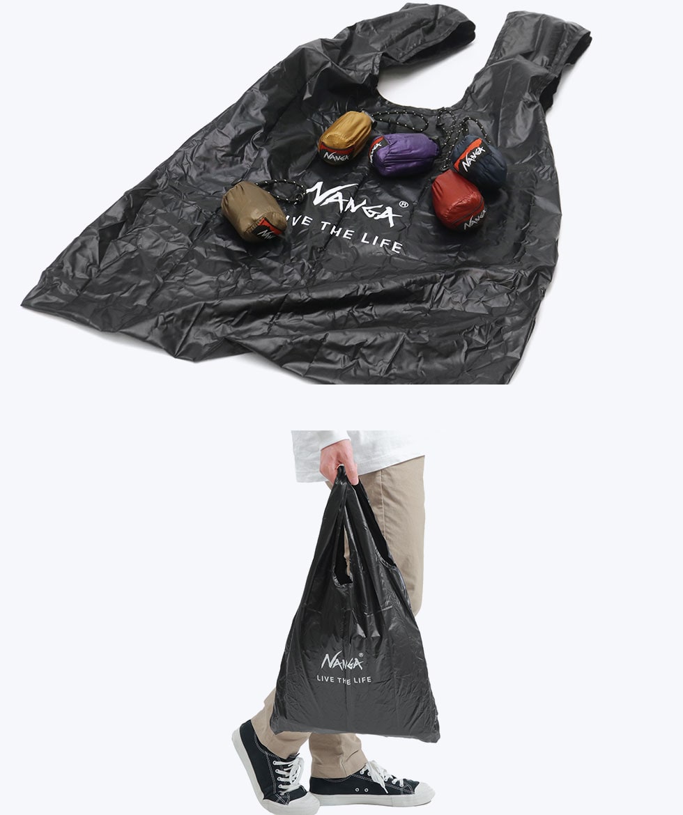 dショッピング |【メール便】 ナンガ エコバッグ NANGA POCKETABLE ECO BAG(LIVE THE LIFE) ポケッタブル エコバッグ お買い物バッグ 折りたたみ ミニ コンパクト パッカブル 弱撥水 超軽量 キャンプ アウトドア メンズ レディース |  カテゴリ：の販売できる商品 ...