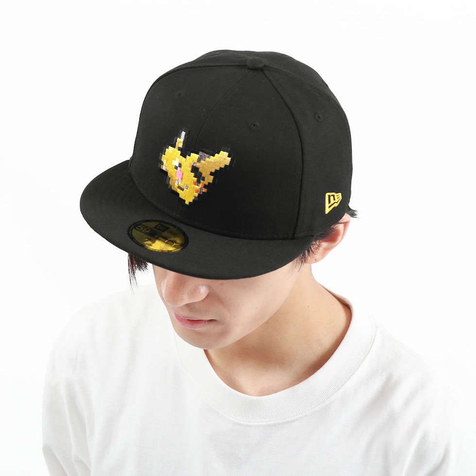 dショッピング |正規取扱店 ニューエラ NEW ERA 帽子 キャップ 59FIFTY Pokemon ポケモン 8Bit ポケモン 帽子 コラボ  ピカチュウ イーブイ ミュウ キャラクター アウトドア ユニセックス | カテゴリ：ゴルフ帽子の販売できる商品 | ギャレリア Bag＆Luggage  (166NWE00106 ...