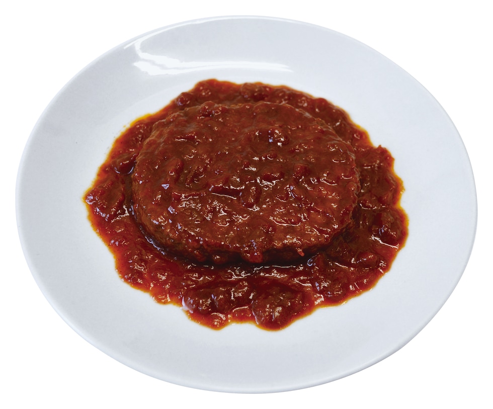 煮込みハンバーグ 盛り付けイメージ
