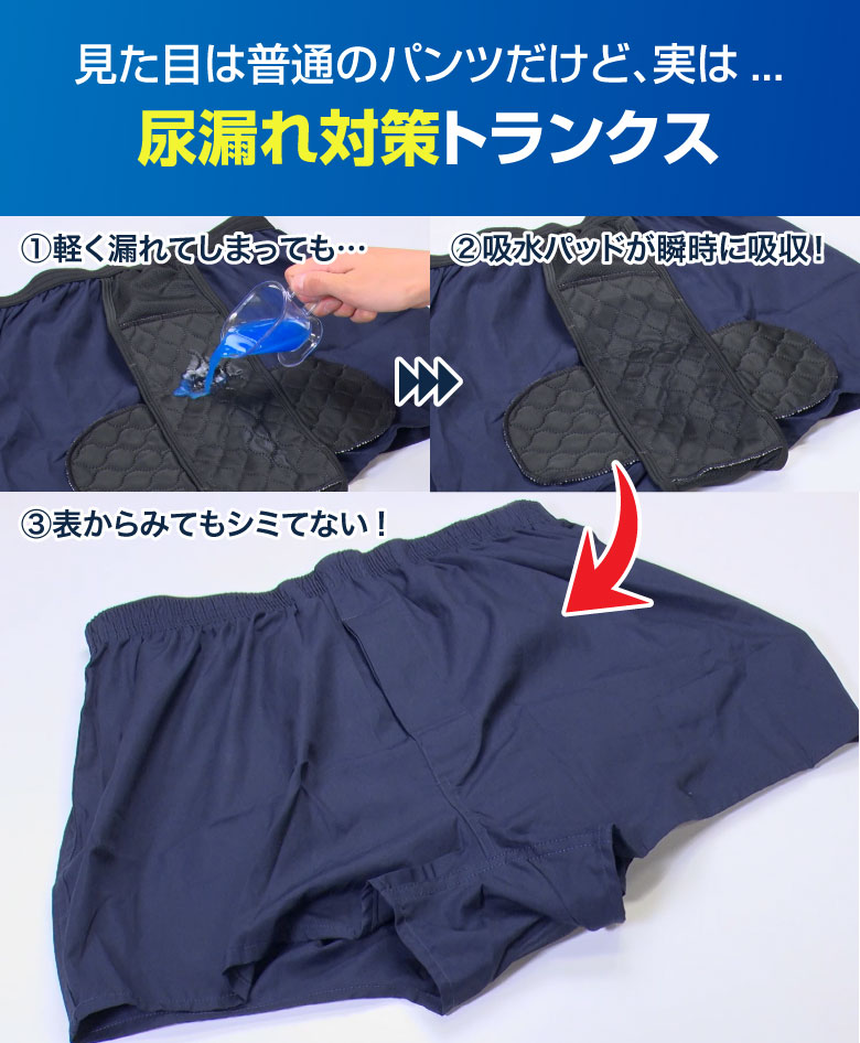 尿漏れ対策トランクス