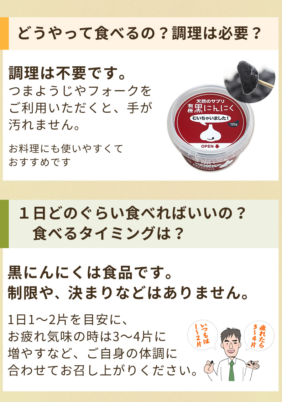 食べ方・タイミング