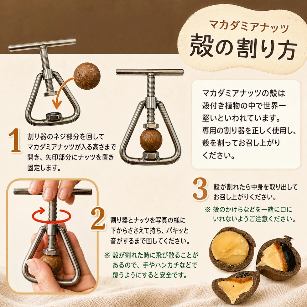 割り方の紙もついてます