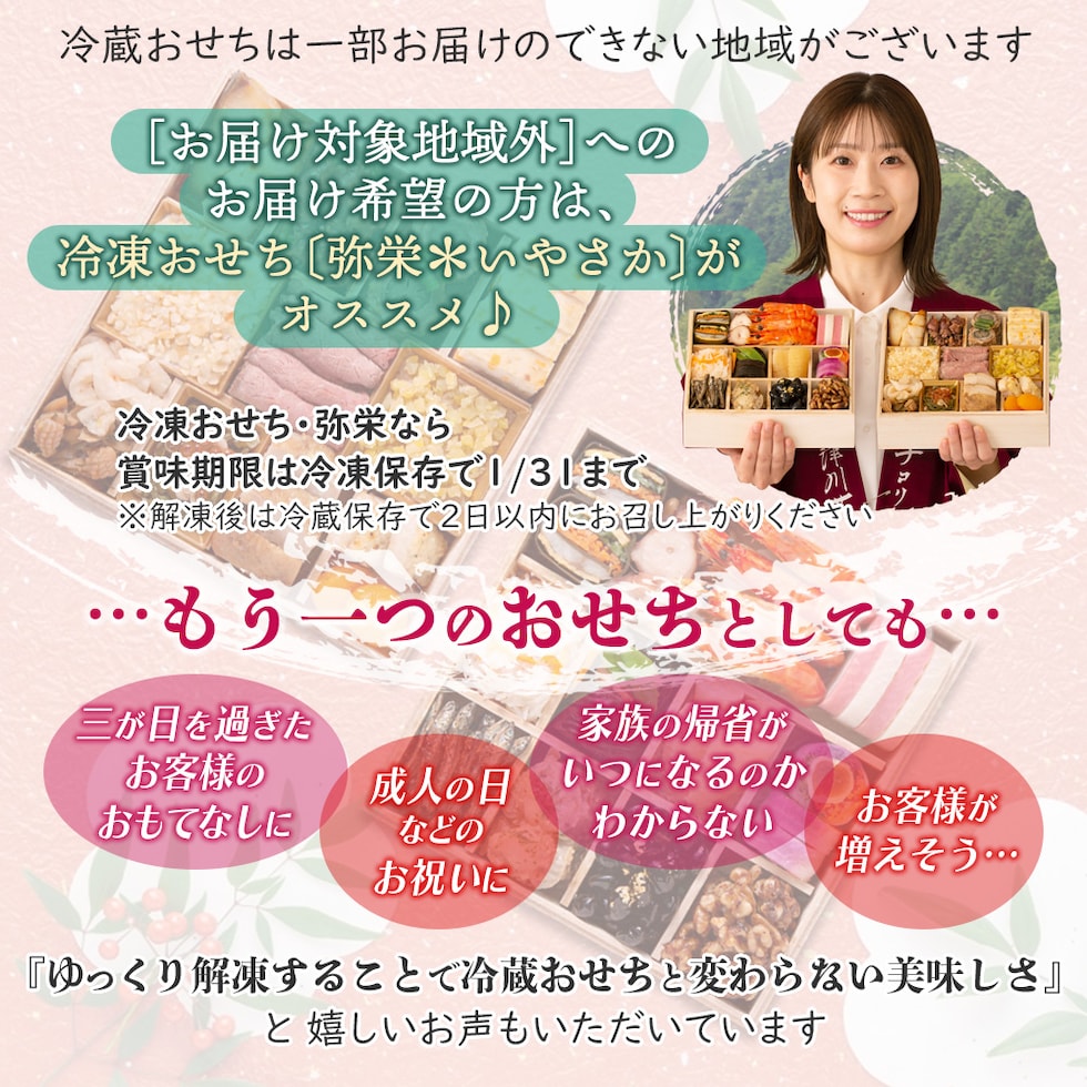 冷凍おせち推しポイント