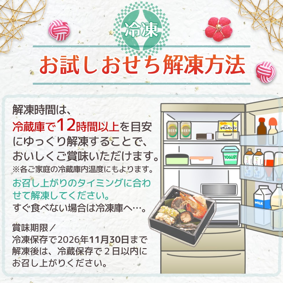 解凍方法