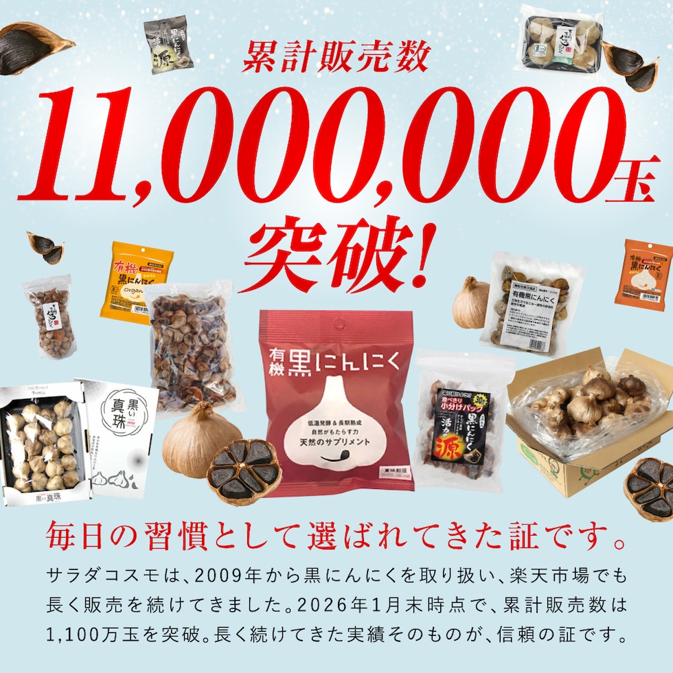 累計販売数1,100万玉突破