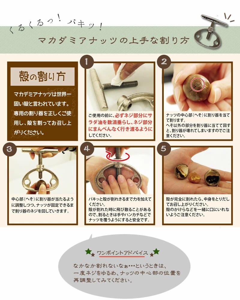 割り方の紙もついてます