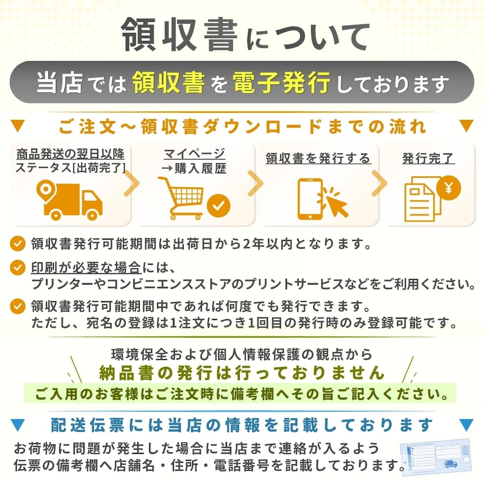 領収書について