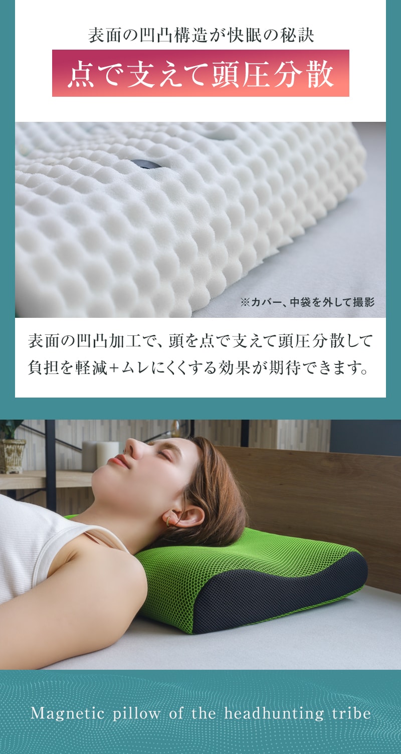 dショッピング |枕 首狩り族の 磁気枕 医療機器 日本製 医療用具許可