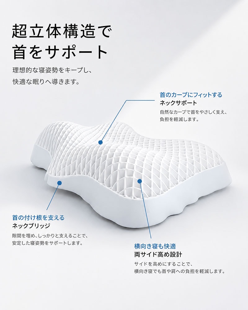 dショッピング |枕 敬老の日 ぷるんっと弾む 高さ調整 首サポート機能