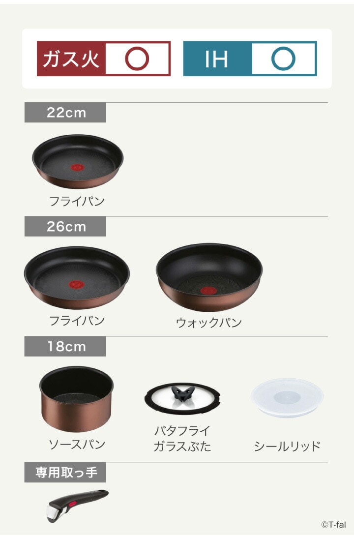 dショッピング |ティファール T-fal フライパン セット インジニオ