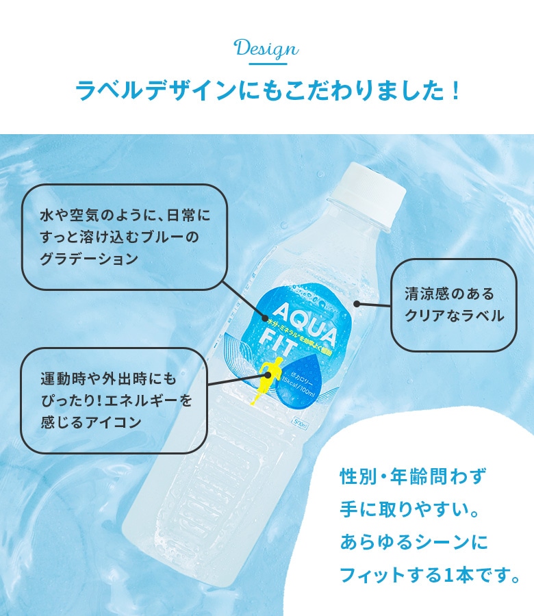 dショッピング |【新発売☆】AQUA FIT スポーツドリンク 500ml 24本 1