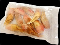 ズワイガニ爪のパッケージ