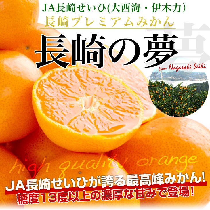 Dショッピング 長崎県より産地直送 Ja長崎せいひ プレミアムみかん 長崎の夢 約2 5キロ 24玉から30玉前後 ご購入後3日から12日で発送 日付指定不可 送料無料 蜜柑 みかん お歳暮 御歳暮 ギフト カテゴリ 果物の販売できる商品 産直だより