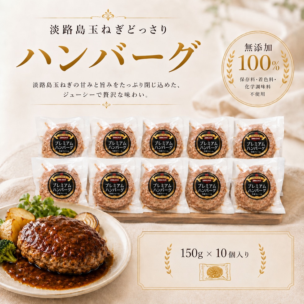 プレミアムハンバーグ 10個入り