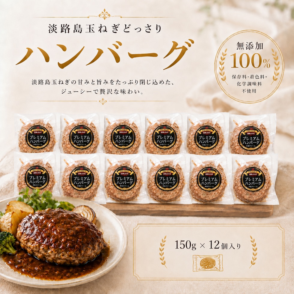 プレミアムハンバーグ 12個入り