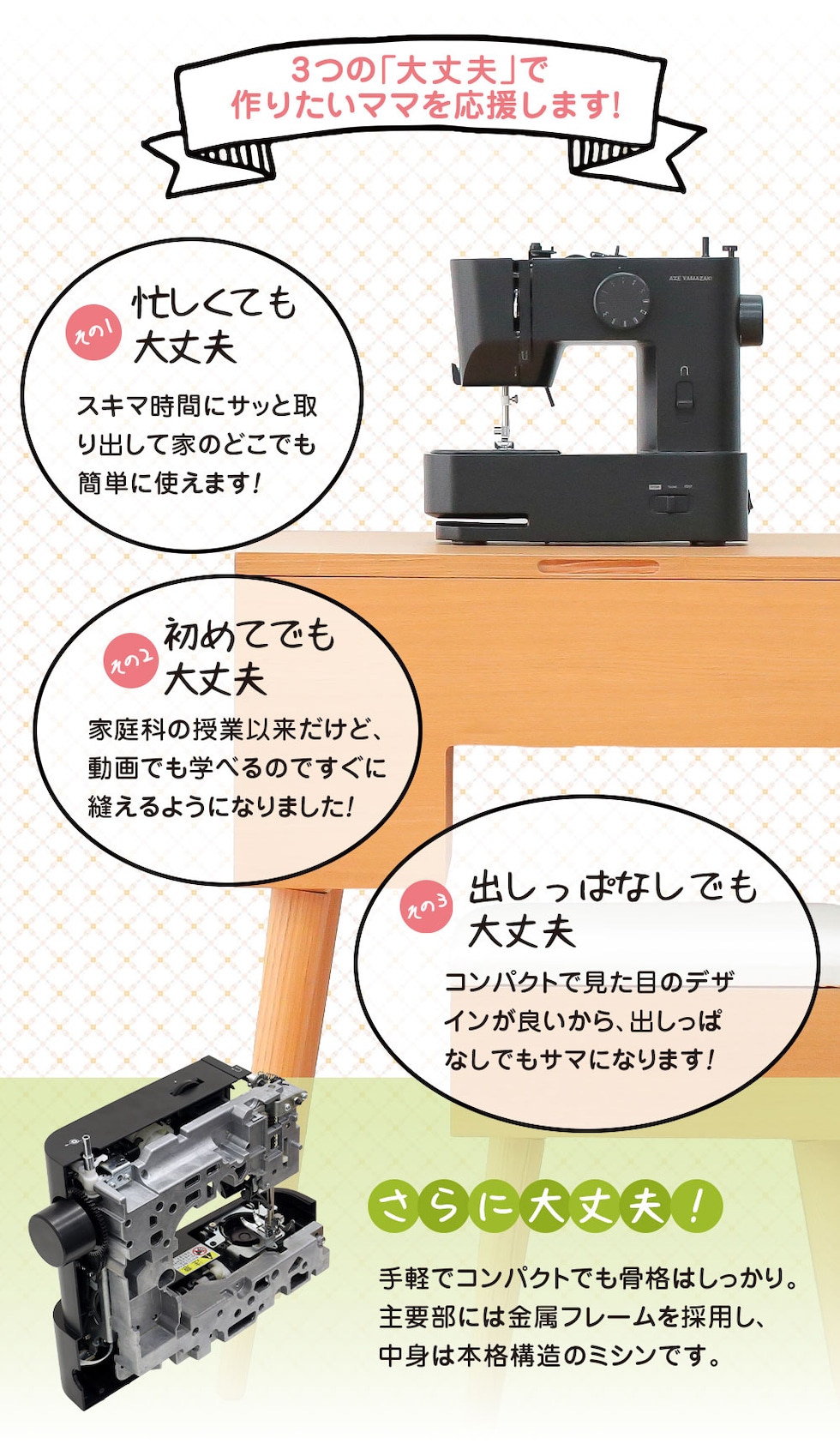 3つの大丈夫