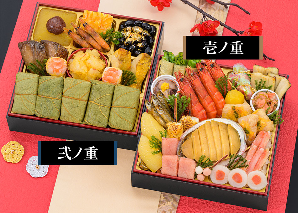 おせち料理　創業100年「中谷本舗」ゐざさ監修　吉野(よしの)柿の葉寿司おせちと福さ屋辛子めんたいセット