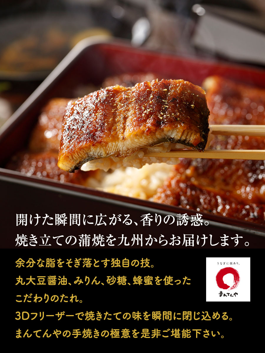 手焼き炭火うなぎ蒲焼2尾 福さ屋 辛子明太子