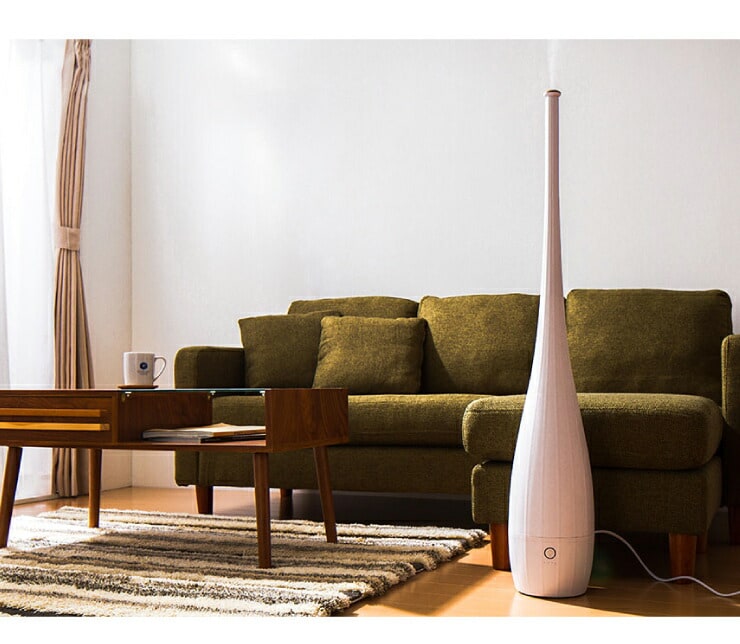 dショッピング |ハイポジション 超音波加湿器 4L タワー型 超音波 加湿