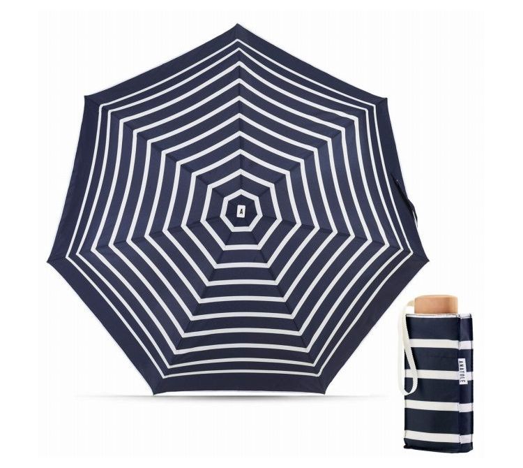 dショッピング |コンパクト 折りたたみ傘 STRIPES 親骨50cm 直径85cm