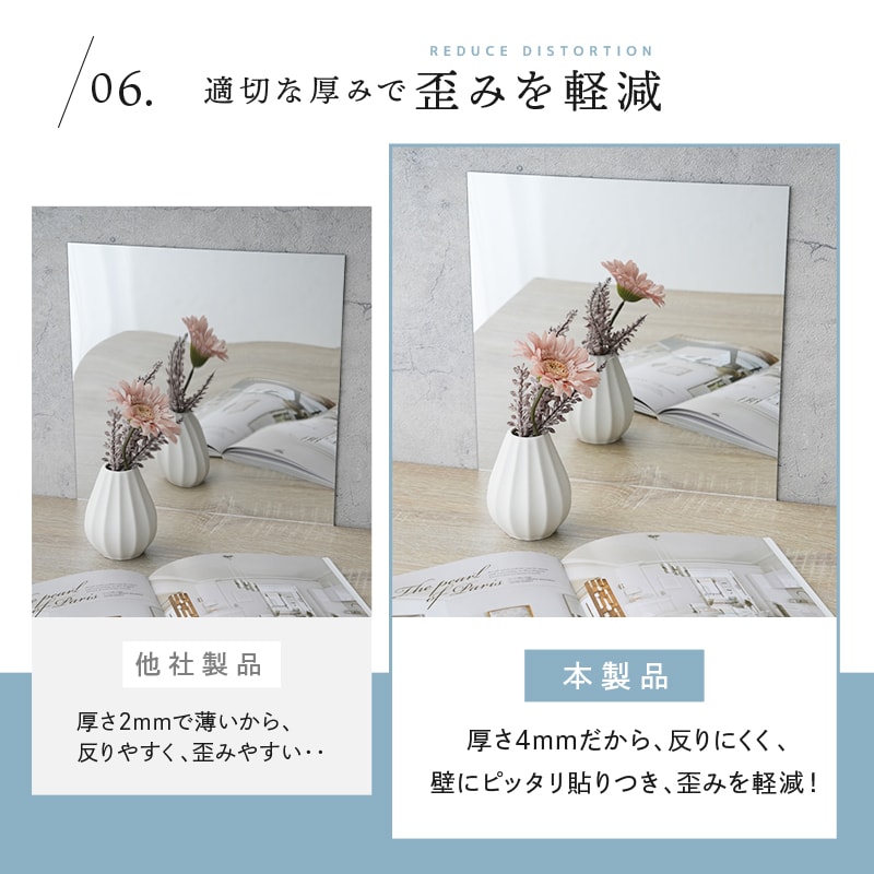 dショッピング |割れない鏡 貼る鏡 | カテゴリ：インテリア雑貨 その他