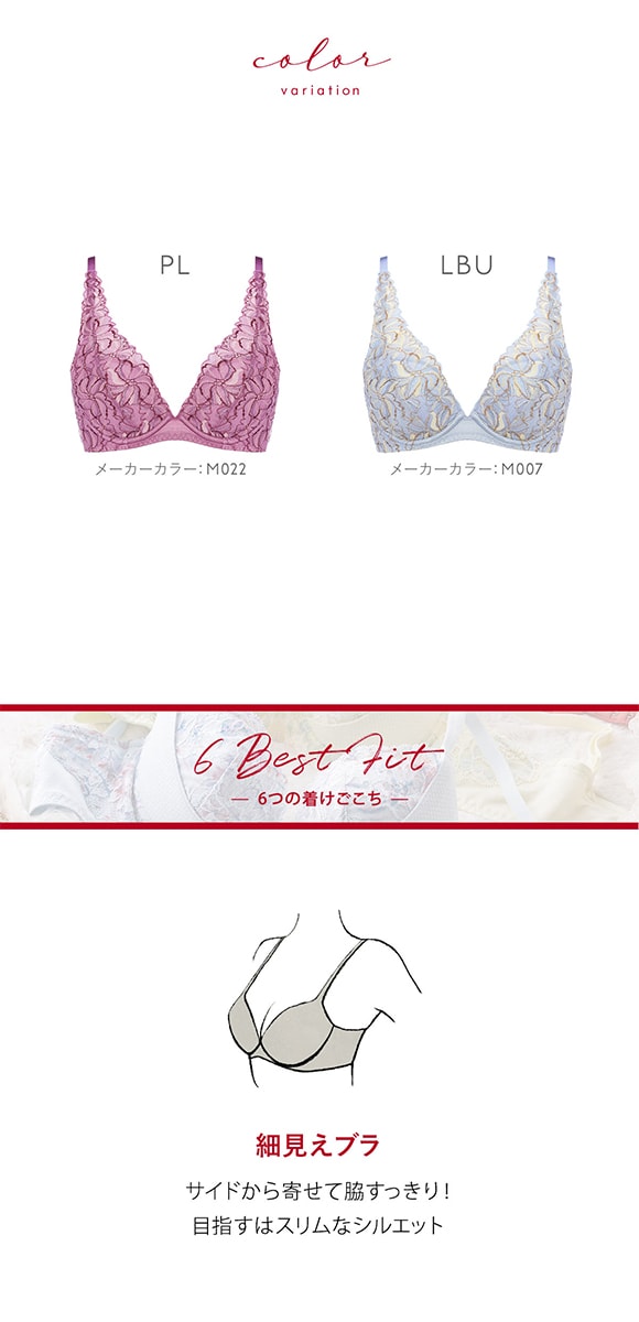 トリンプ TR582 天使のブラ スリムライン ブラジャー DEF Triumph