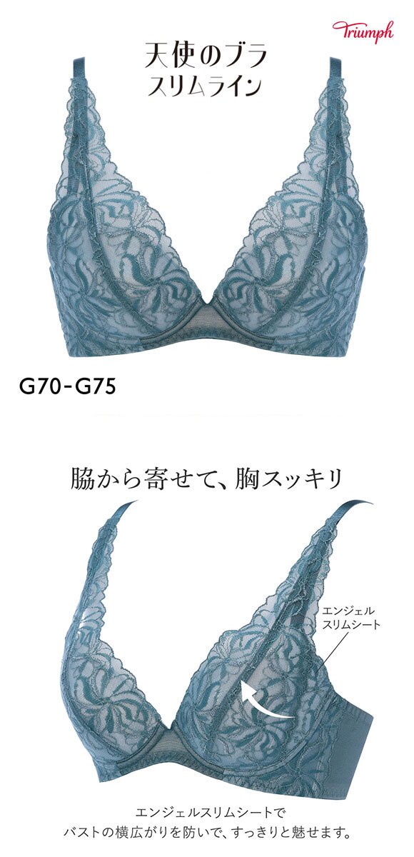 トリンプ Triumph TR582 天使のブラ スリムライン ブラジャー G 大きいサイズ 単品