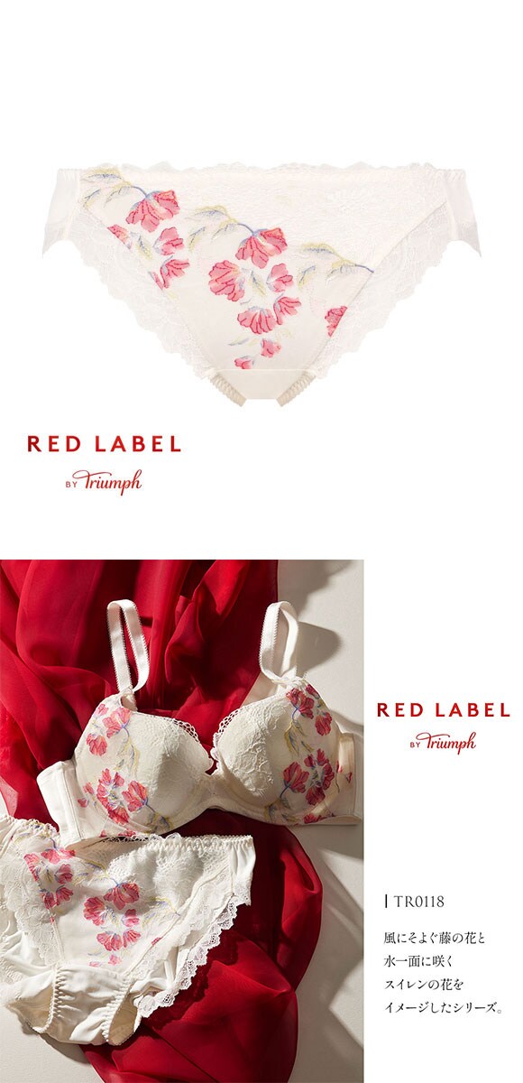 トリンプ TR0118 レッドレーベル バイ トリンプ 天使のブラ スリムライン レギュラーショーツ スタンダード ML Triumph