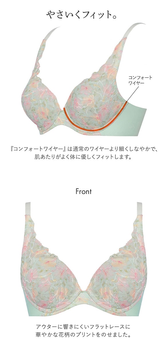 トリンプ TR628 秘めわざ ブラジャー ソフトワイヤー DEF Triumph