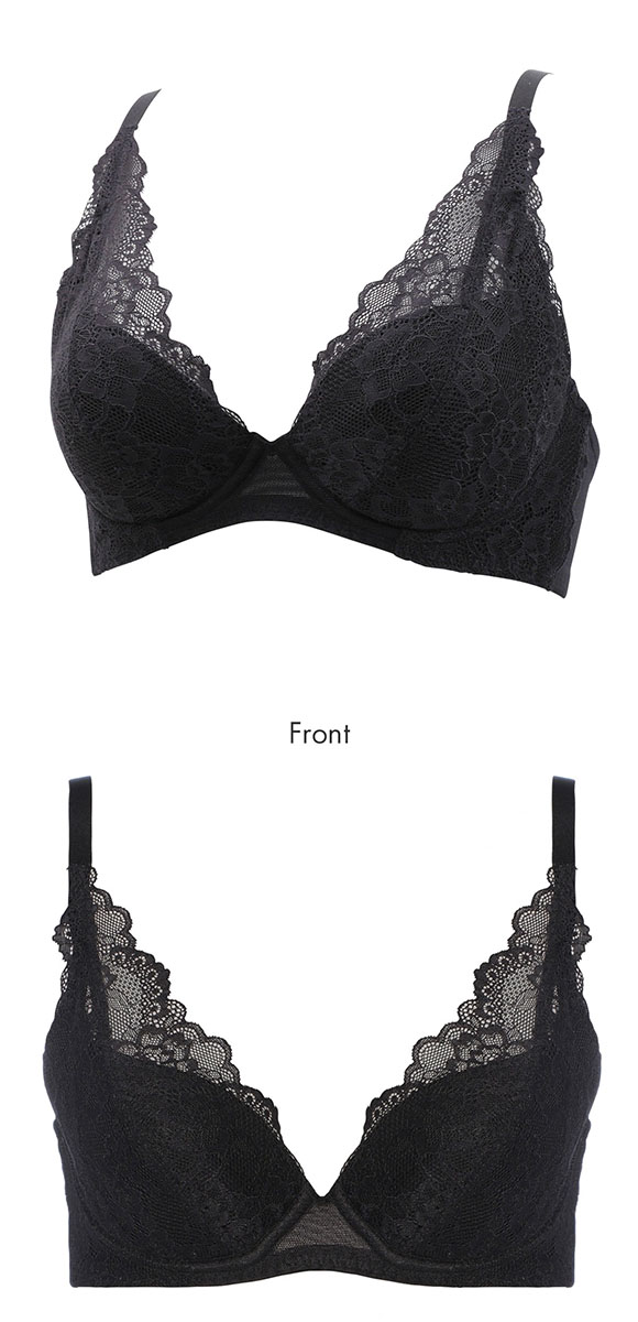 トリンプ TR632 天使のブラ スリムライン レーシィ ブラジャー BC BK Triumph