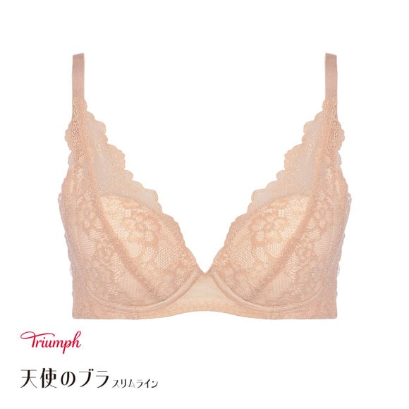 トリンプ TR632 天使のブラ スリムライン レーシィ ブラジャー C BE Triumph