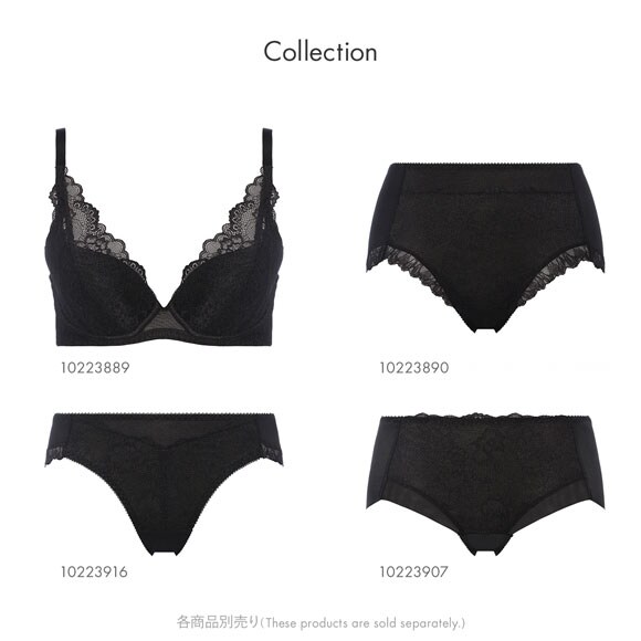 トリンプ TR632 天使のブラ スリムライン レーシィ ブラジャー DEF BK Triumph