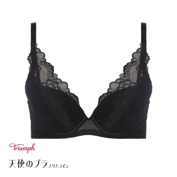 トリンプ TR632 天使のブラ スリムライン レーシィ ブラジャー G BK Triumph