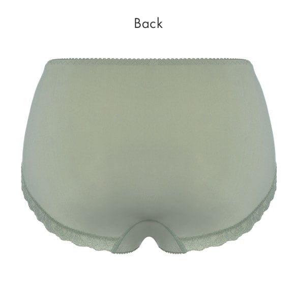 トリンプ TR632 天使のブラ スリムライン レーシィ ショーツ 深め ハイウエスト はきこみ深めショーツ ML GR Triumph