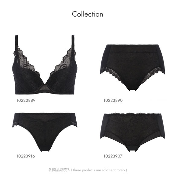 トリンプ TR632 天使のブラ スリムライン レーシィ ショーツ ボーイレングス ML BK Triumph