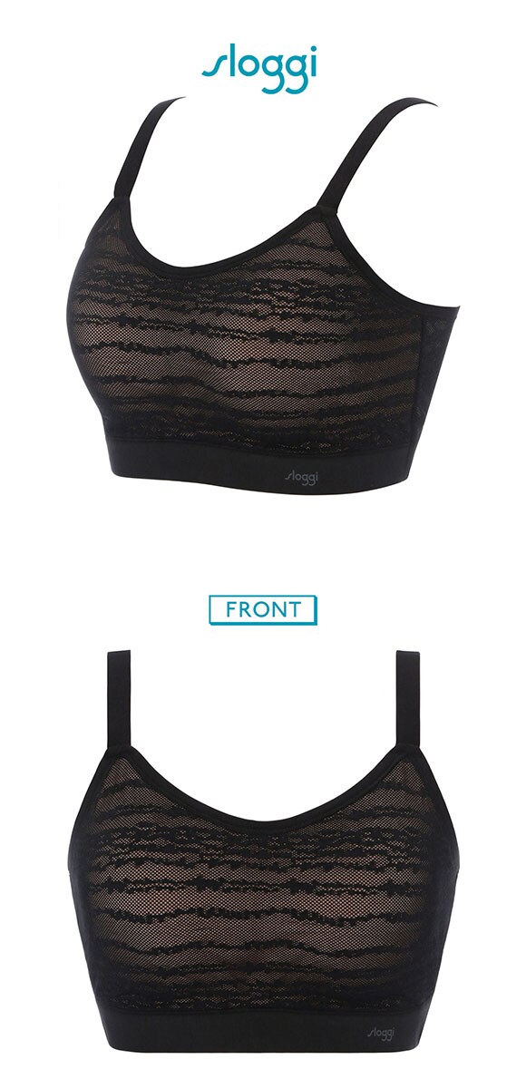 トリンプ スロギー フリーオールラウンド レース sloggi FREE AR Lace ハーフトップ ラージ LL-3L ワンサイズ Triumph