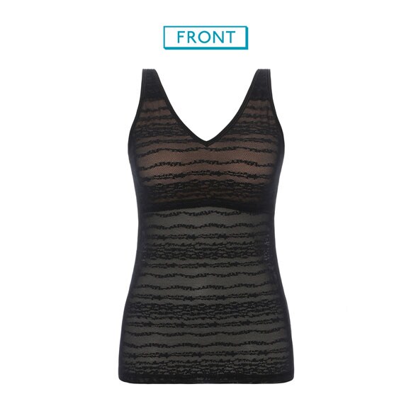 トリンプ スロギー フリーオールラウンド レース sloggi FREE AR Lace Vネック カップ付きトップ S-L ワンサイズ Triumph