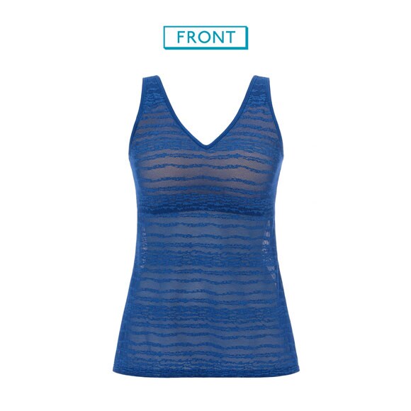 トリンプ スロギー フリーオールラウンド レース sloggi FREE AR Lace Vネック カップ付きトップ ラージ LL-3L 7010 Triumph