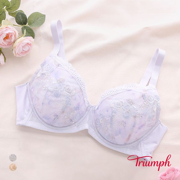 トリンプ TR635 小さくしたいブラ 無理なく着やせ レース ブラジャー G 大きいサイズ Triumph